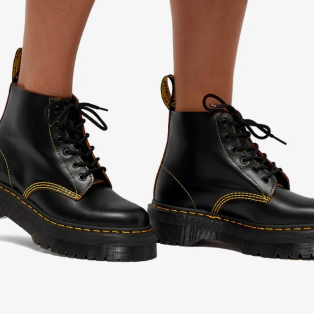 DR. MARTENS 101 UB QUAD Platform Ankle Boots MSRP$249 Unisex - Picture 3 of 16